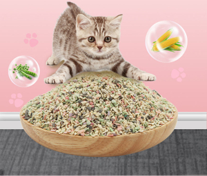 Super klumpend Crudierte Aloe Tofu -Katzenstreu